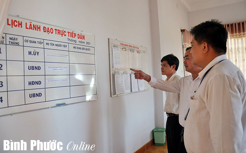 Ban ph&aacute;p chế HĐND tỉnh gi&aacute;m s&aacute;t giải quyết khiếu nại tố c&aacute;o tại Bù Gia M&acirc;̣p