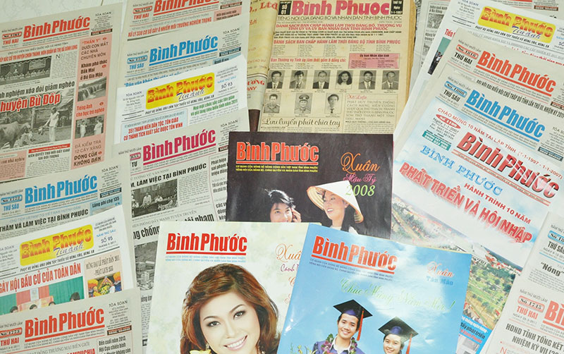 B&aacute;o in B&igrave;nh Phước xuất bản 5 kỳ/tuần từ th&aacute;ng 10