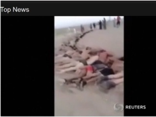 IS tung video hành quyết 250 binh sĩ Syria lên Youtube