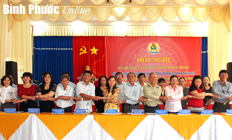 C&ocirc;ng đo&agrave;n y tế Việt Nam k&yacute; kết phối hợp với 11 LĐLĐ Đ&ocirc;ng Nam bộ v&agrave; T&acirc;y Nguy&ecirc;n