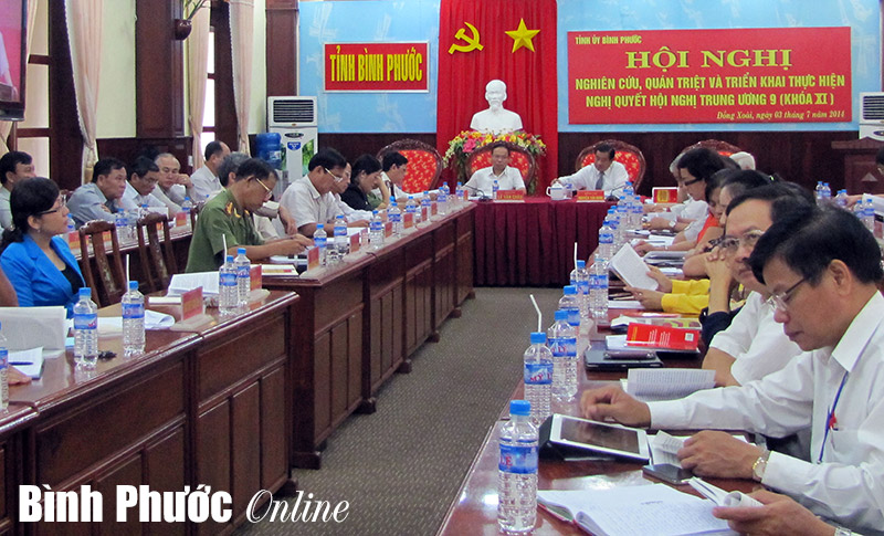 Hội nghị trực tuyến nghi&ecirc;n cứu, qu&aacute;n triệt Nghị quyết Trung ương 9