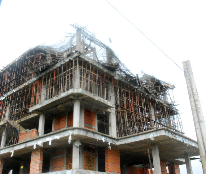 Sập c&ocirc;ng tr&igrave;nh đang x&acirc;y, một người tử vong