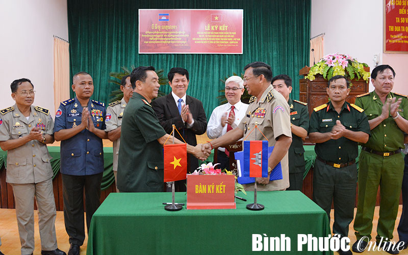 B&igrave;nh Phước v&agrave; Stung treng k&yacute; kết phối hợp ph&ograve;ng chống tội phạm