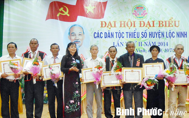 Lộc Ninh: 30 đại biểu dự đại hội c&aacute;c d&acirc;n tộc thiểu số tỉnh