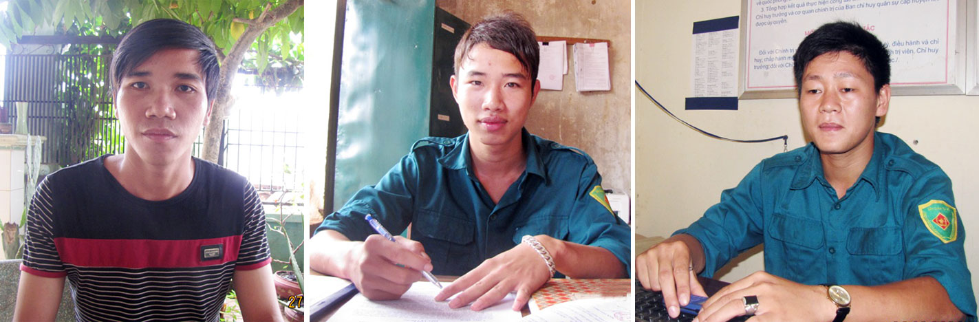 Những đảng vi&ecirc;n trẻ t&igrave;nh nguyện nhập ngũ