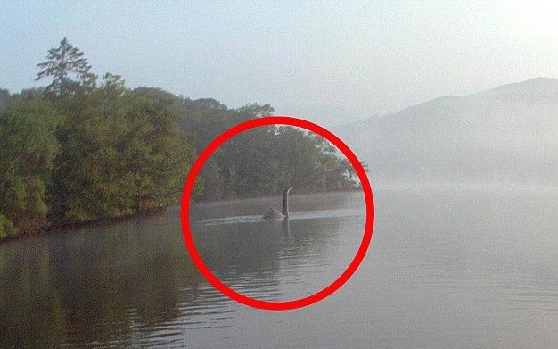 Thực hư bức ảnh chụp "quái vật" hồ Loch Ness bơi tới Anh