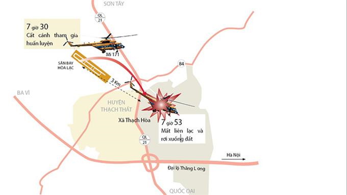Diễn biến vụ máy bay Mi-171 rơi tại Hà Nội