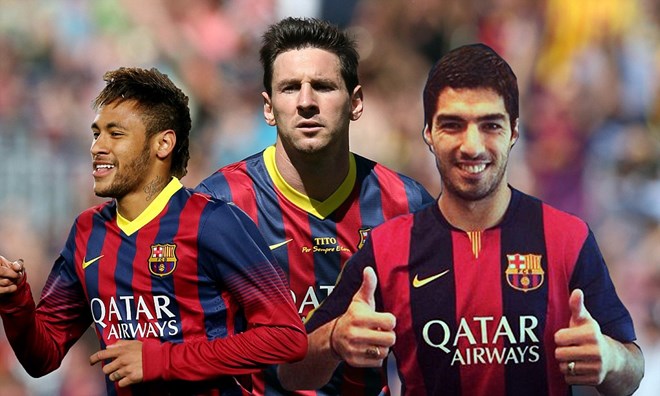Barcelona sẽ chơi thế nào với Neymar, Suarez và Lionel Messi?