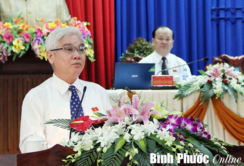 Báo cáo của UBND tỉnh v&ecirc;̀ vấn đề đ&atilde; hứa với đại bi&ecirc;̉u và cử tri