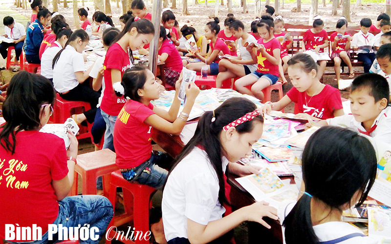 Trên 400 thiếu nhi Phước Long tham gia trại hè