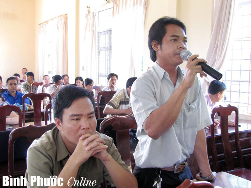 Ban ph&aacute;p chế HĐND tỉnh gi&aacute;m s&aacute;t giải quyết đơn thư ở B&ugrave; Đăng