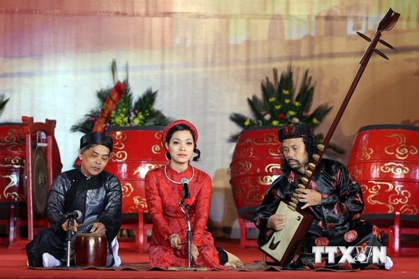 Liên hoan ca trù 2014: Tập trung giới thiệu lớp nghệ sỹ kế cận