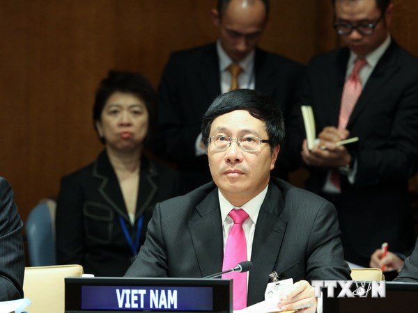 Ph&oacute; Thủ tướng n&ecirc;u vấn đề Biển Đ&ocirc;ng b&ecirc;n lề cuộc họp LHQ