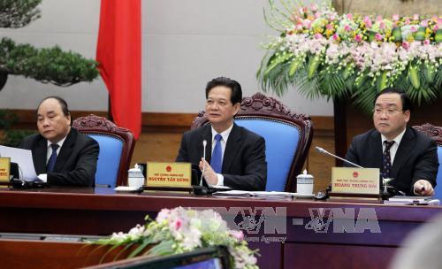 Hội nghị trực tuyến của Ch&iacute;nh phủ với c&aacute;c địa phương