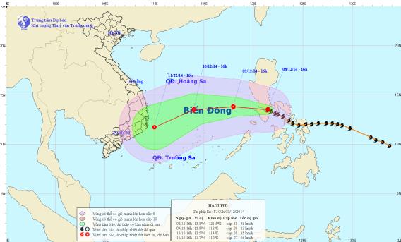  Công điện số 35/CĐ-TW về đối phó với bão Hagupit