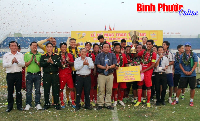 Bộ CHQS tỉnh vô địch giải bóng đá quốc tế lực lượng vũ trang Cup Number One