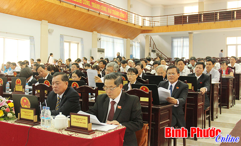 Kỳ họp cuối năm HĐND Chơn Th&agrave;nh, Đồng Ph&uacute; v&agrave; Đồng Xo&agrave;i 