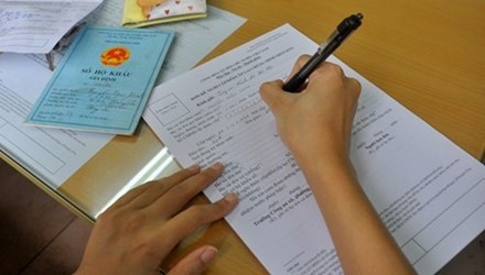 Điều chỉnh những thay đổi trong sổ hộ khẩu