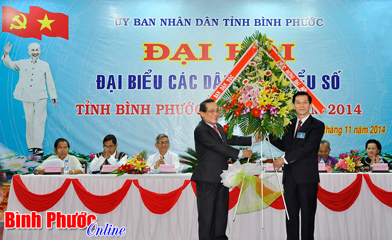 Đại hội đại biểu c&aacute;c d&acirc;n tộc thiểu số tỉnh lần II, năm 2014
