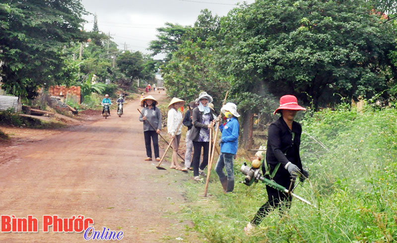 Đổi thay từ xây dựng nông thôn mới ở Phước Tân