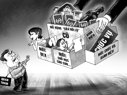 Đổi t&igrave;nh, chạy chức... cũng bị xử tội hối lộ