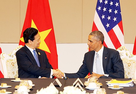 Thủ tướng Ch&iacute;nh phủ Nguyễn Tấn Dũng gặp Tổng thống Hoa Kỳ Obama