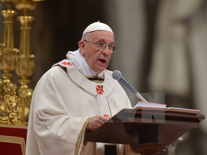 Giáo hoàng kêu gọi vững tin trước nỗi sợ hãi khủng bố dịp Giáng sinh