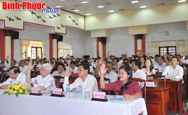 Kỳ họp bất thường HĐND tỉnh: Th&ocirc;ng qua Đề &aacute;n th&agrave;nh lập huyện Ph&uacute; Riềng