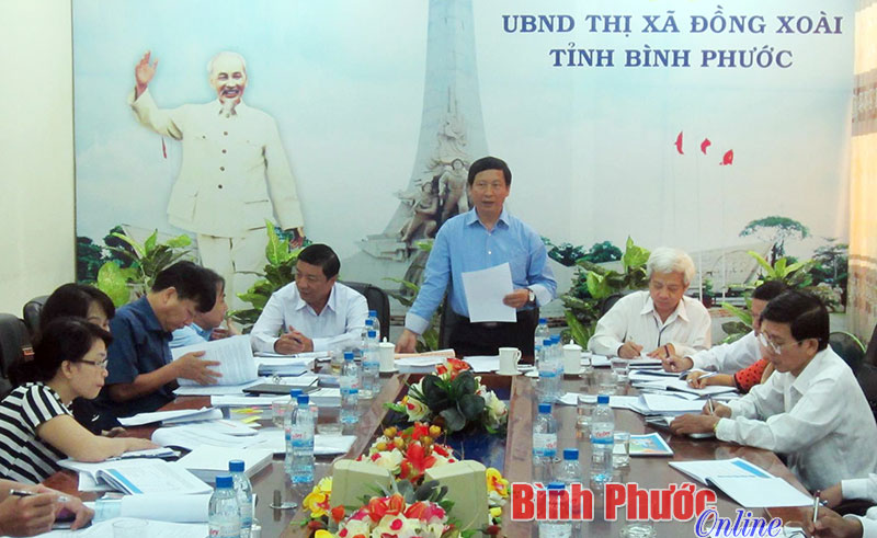 Kiểm tra đề &aacute;n n&acirc;ng cấp đ&ocirc; thị Đồng Xo&agrave;i