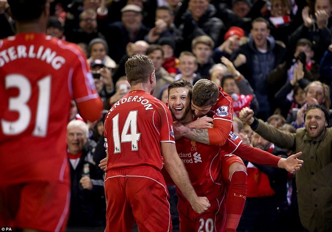 Liverpool chia tay 2014 bằng chiến thắng áp đảo trước Swansea