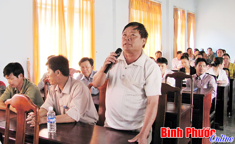 UBND huyện Lộc Ninh trả lời &yacute; kiến cử tri