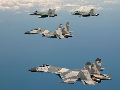 Indonesia điều chiến đấu cơ chặn máy bay Úc