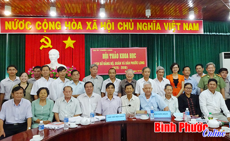 Phước Long hội thảo &ldquo;Lịch sử Đảng bộ, qu&acirc;n v&agrave; d&acirc;n Phước Long 1975-2010&rdquo;