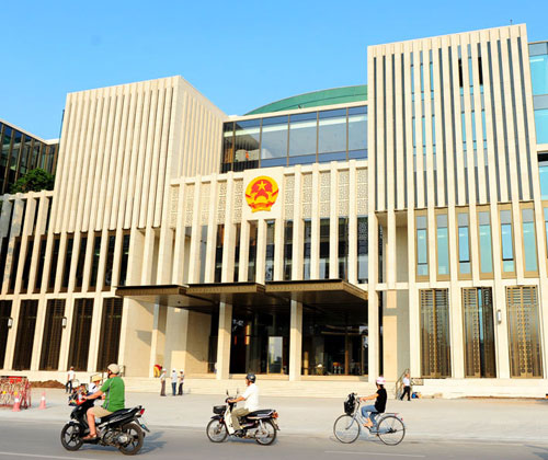 Nh&agrave; Quốc hội mới ng&agrave;y đầu vận h&agrave;nh