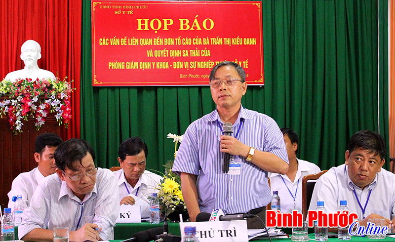 Sở y tế họp b&aacute;o về tố c&aacute;o của dược sĩ Trần Thị Kiều Oanh: &Ocirc;ng Đo&agrave;n Đức Lo&aacute;t ra quyết định kỷ luật đ&uacute;ng thẩm quyền