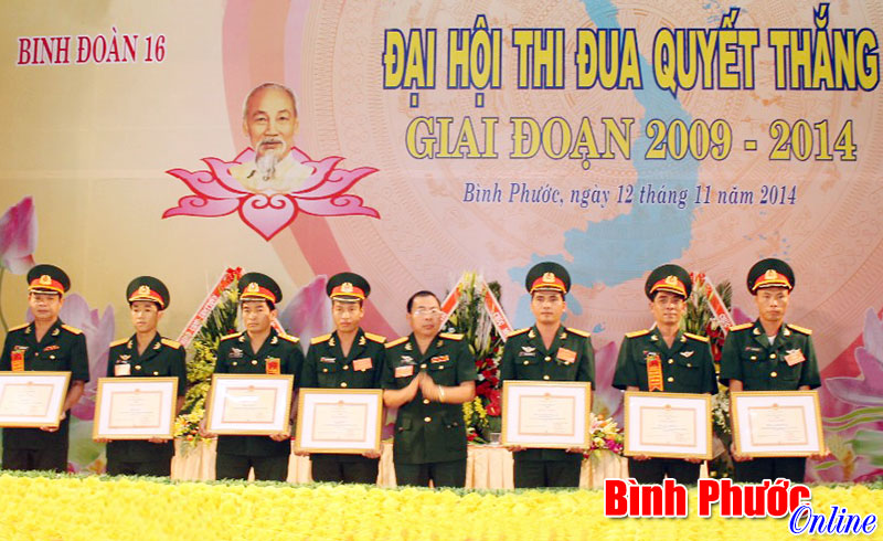Đại hội thi đua quyết thắng Binh đo&agrave;n 16