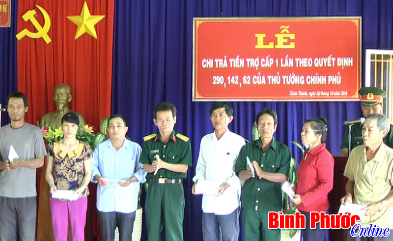 42 đối tượng được chi trả chế độ 290, 42, 62 của Thủ tướng ch&iacute;nh phủ