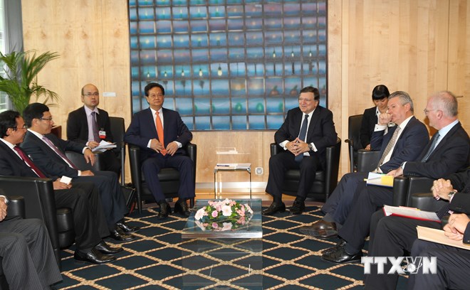 Tuy&ecirc;n bố Việt Nam-EU về định hướng kết th&uacute;c đ&agrave;m ph&aacute;n EVFTA