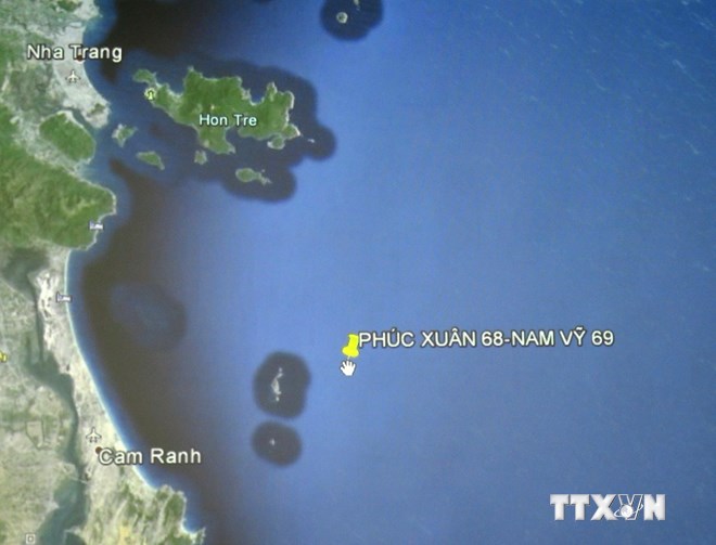 Lực lượng cứu nạn phát hiện vị trí chìm của tàu Phúc Xuân 68
