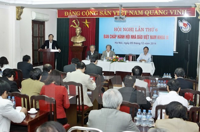 Hội Nh&agrave; b&aacute;o Việt Nam x&aacute;c định nhiệm vụ trọng t&acirc;m năm 2015
