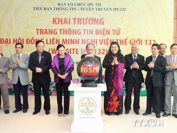 Khai trương Trang th&ocirc;ng tin điện tử Đại Hội đồng IPU-132