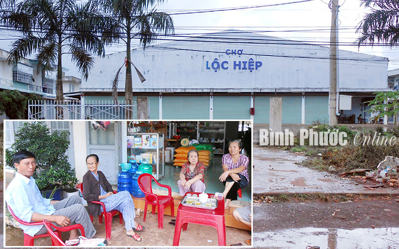 Chợ Lộc Hiệp đã đi vào hoạt động