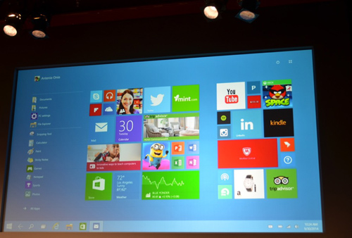Microsoft bất ngờ trình làng Windows 10