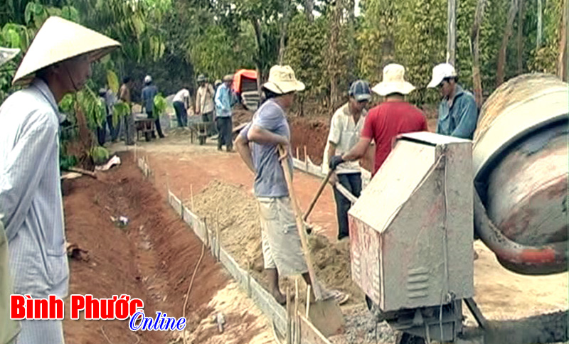 Xây dựng nông thôn mới ở Lộc Thuận