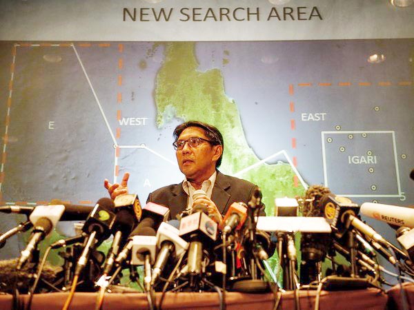 Trình tự "kịch bản" mất tích của máy bay Malaysia MH370