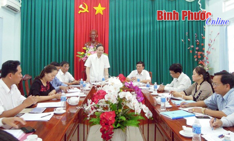 Phước Long gấp r&uacute;t chuẩn bị đại hội Đảng