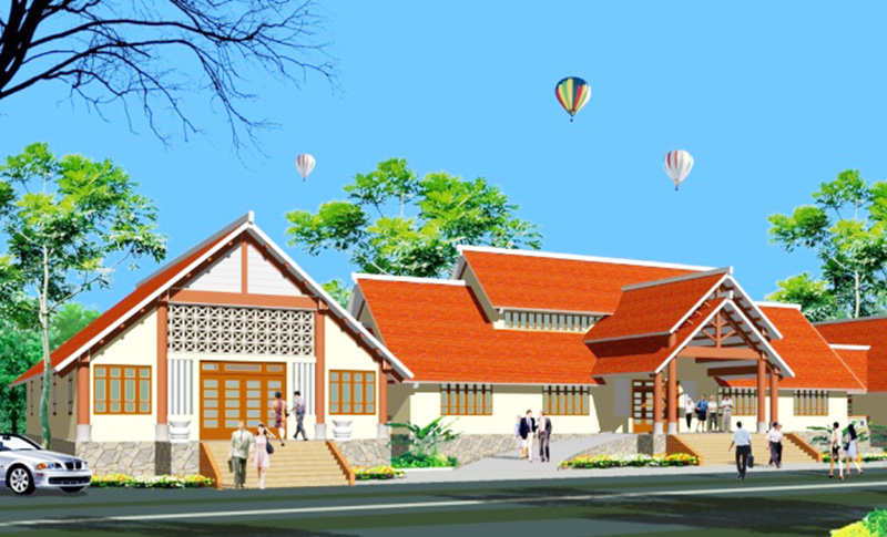 19 tỷ đồng xây nhà đón tiếp khu bảo tồn văn hóa dân tộc Xêtiêng sóc Bom Bo