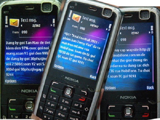 Sẽ quy định tần suất tin nhắn đối với thuê bao di động