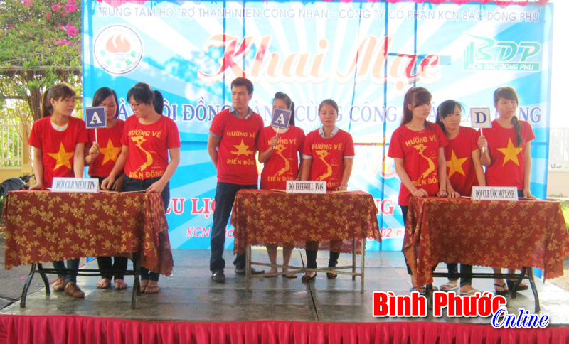 Ngày hội đồng hành cùng thanh niên công nhân Khu công nghiệp Bắc Đồng Phú