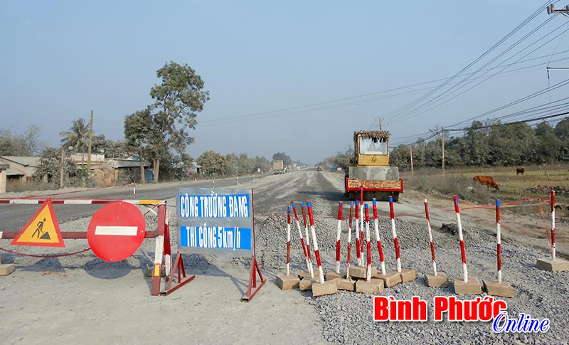 QL13 thi công trở lại